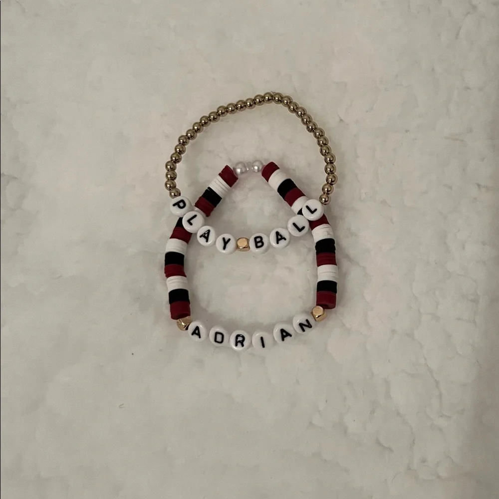 Sport stackable bracelet set - Picture 2 of 3